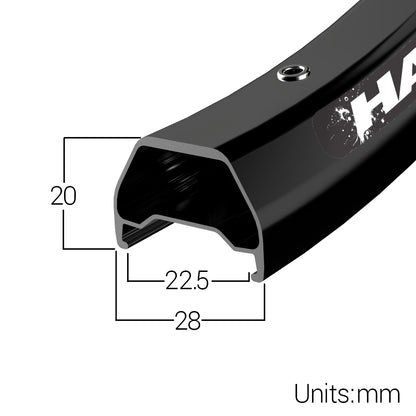 Halo Chaos Dirt Jump 26" Wheels