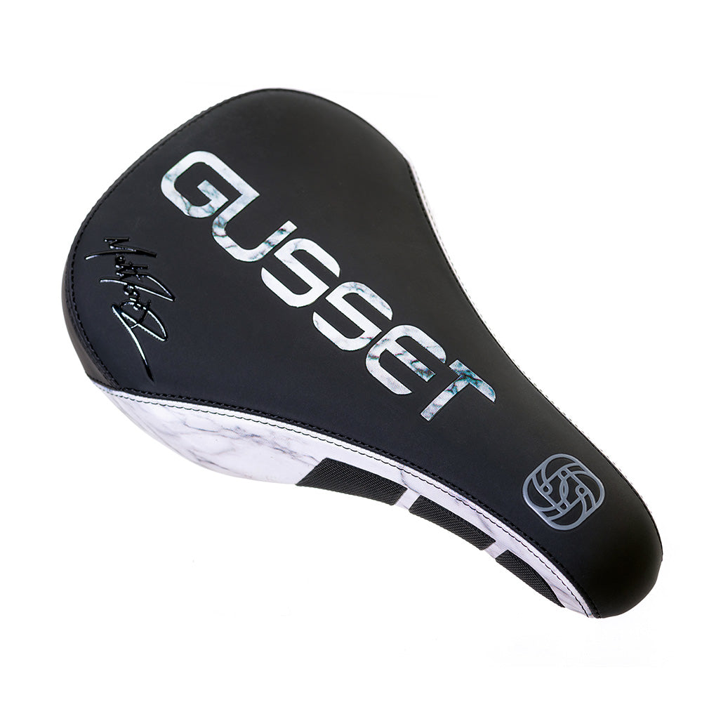 Gusset S2 DJ MJ Pivotal Saddle - Black/Marble (Matt Jones Limited Edition)