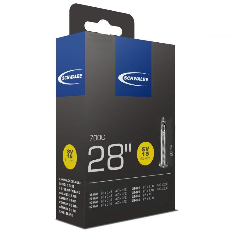 Schwalbe SV15 700c 28" Innertube (Presta Valve) 60mm