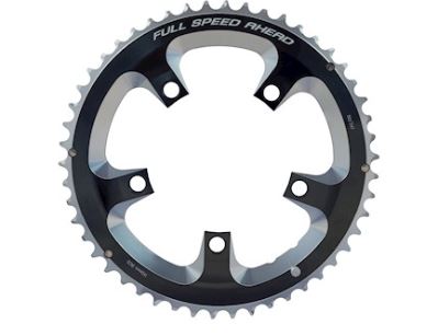FSA SUPER ROAD CHAINRING (2X11, 110X50T, BLACK, 5H)