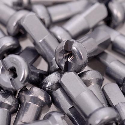 Halo Alloy Race Nipples - 14g x 12mm Coloured Spoke Nipples (50 pk)