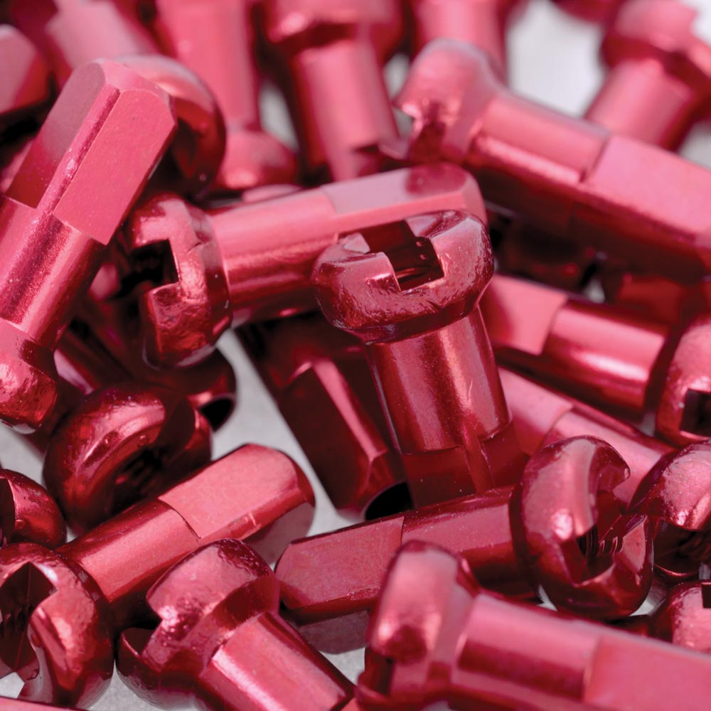 Halo Alloy Race Nipples - 14g x 12mm Coloured Spoke Nipples (50 pk)