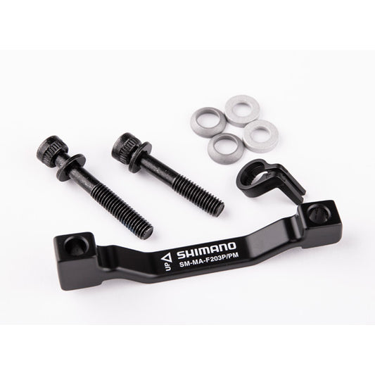Shimano Adapter for post type calliper, for 180mm Post fork mount to 203 mm rotor